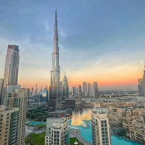  Apartment Prestige Living 2br With Full Burj Khalifa And Fountain View By United Arab Emirates